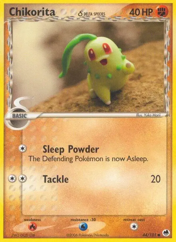 Chikorita - Pokemon Dragon Frontiers #44