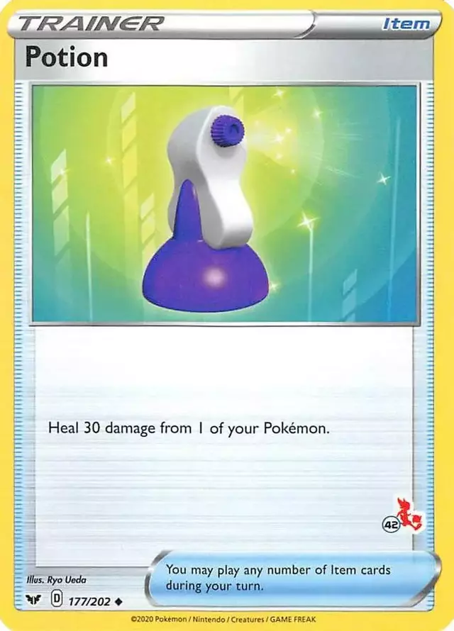 Potion [#42 Cinderace Stamp] - Pokemon 2022 Battle Academy #42