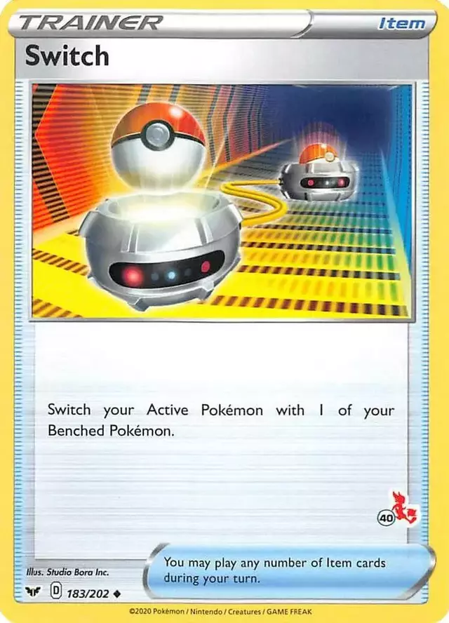 Switch [#40 Cinderace Stamp] - Pokemon 2022 Battle Academy #40