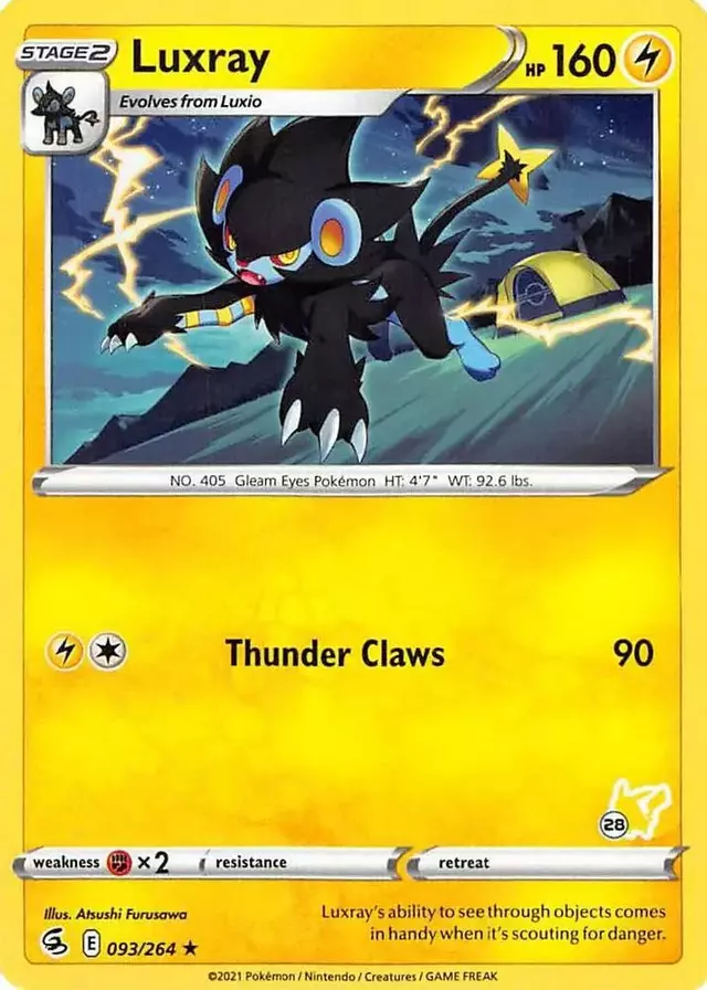 Luxray [Pikachu] - Pokemon 2022 Battle Academy #93