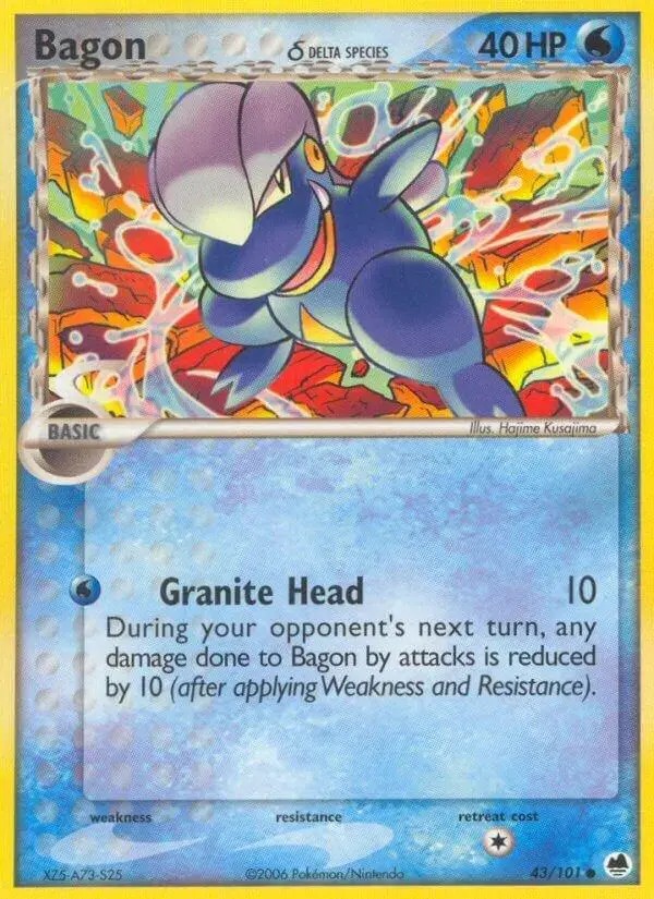 Bagon - Pokemon Dragon Frontiers #43