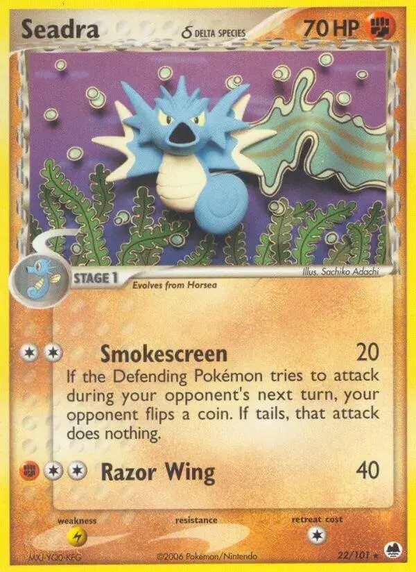 Seadra - Pokemon Dragon Frontiers #22