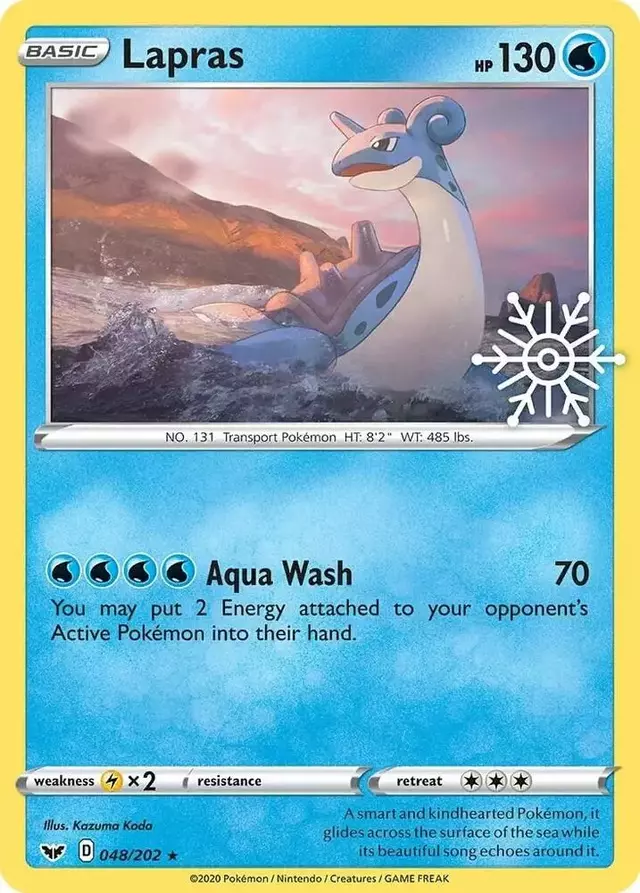Lapras [Snowflake Stamp] - Pokemon Promo #48