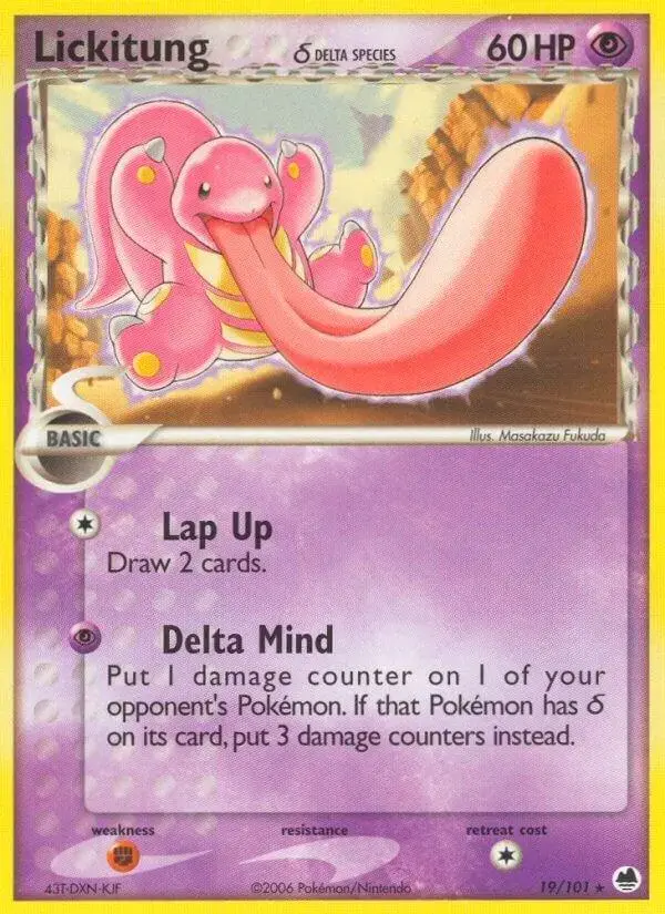 Lickitung - Pokemon Dragon Frontiers #19