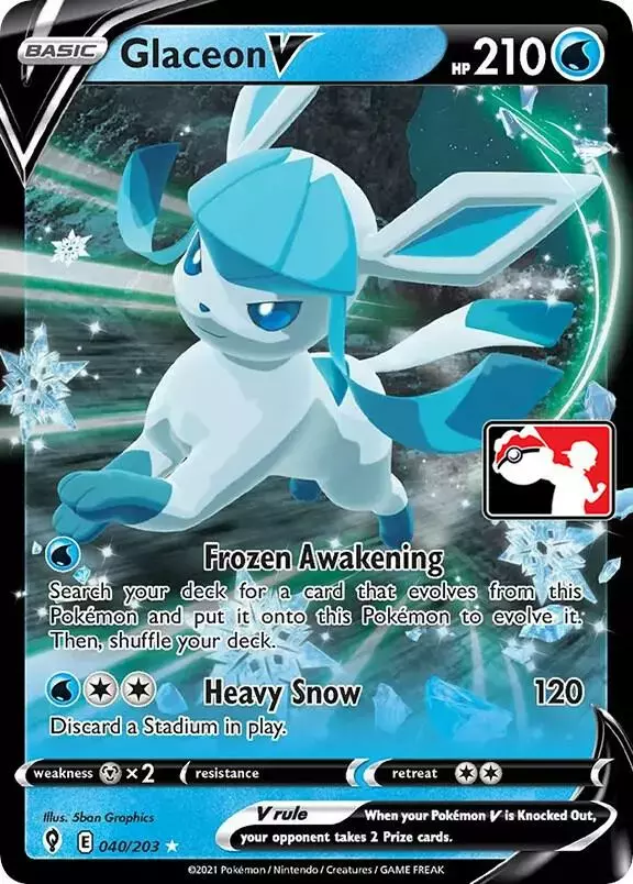 Glaceon V [Prize Pack] - Pokemon Prize Pack Series #40