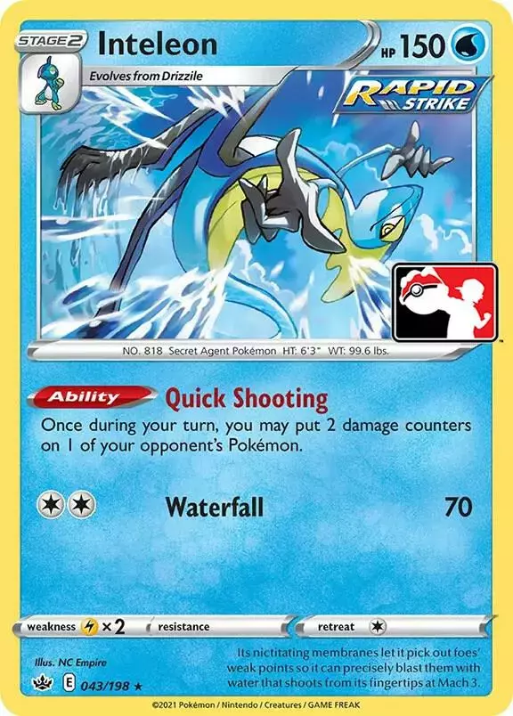Inteleon [Prize Pack] - Pokemon Prize Pack Series #43