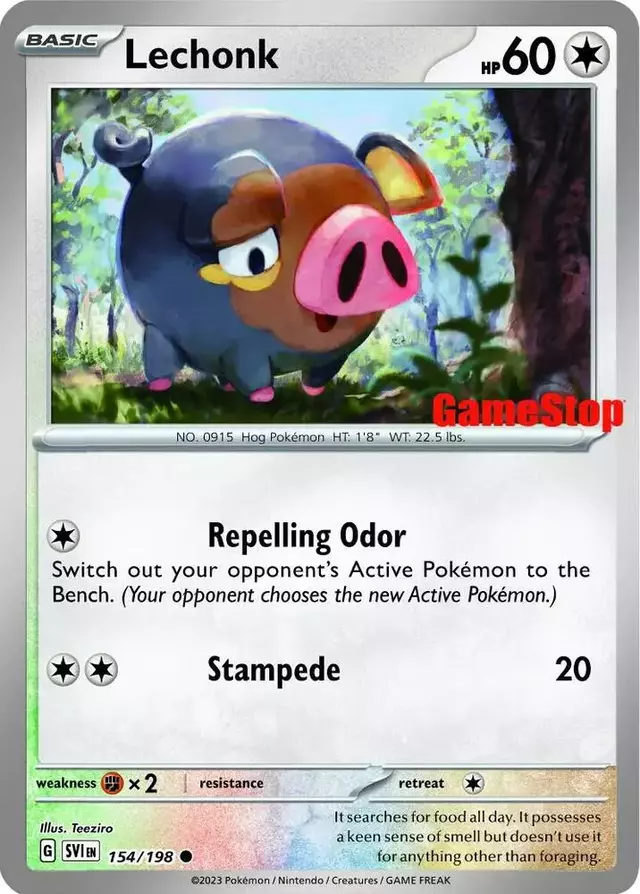 Lechonk [GameStop] - Pokemon Promo #154