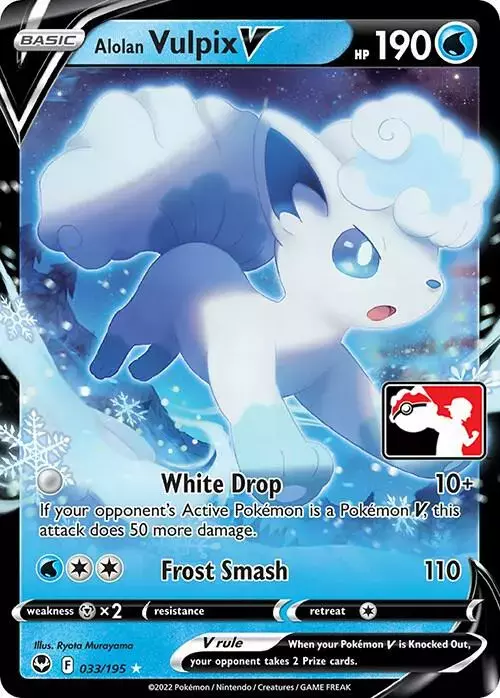 Alolan Vulpix V [Prize Pack] - Pokemon Prize Pack Series #33