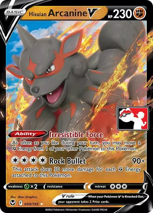 Hisuian Arcanine V [Prize Pack]