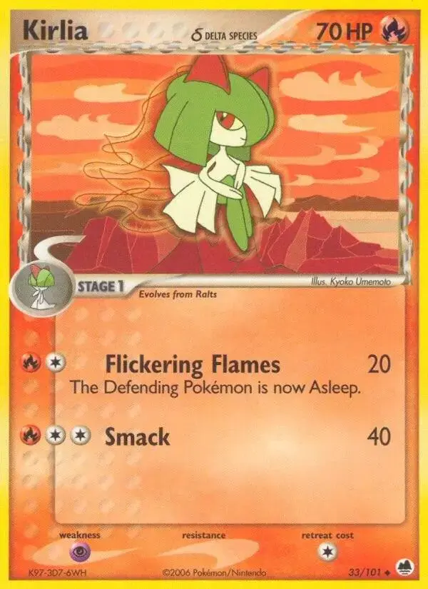 Kirlia - Pokemon Dragon Frontiers #33