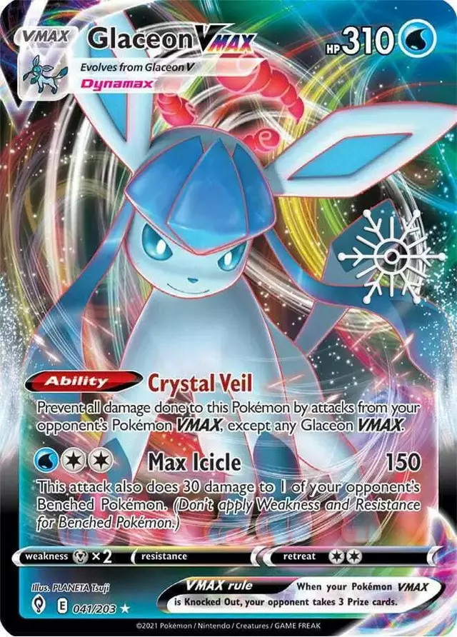 Glaceon VMAX [Snowflake Stamp] - Pokemon Promo #41