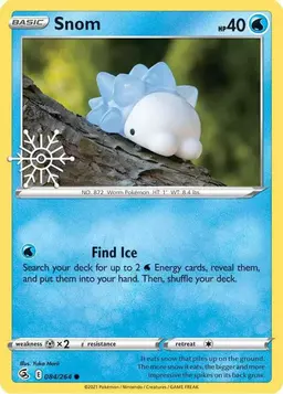 Snom [Snowflake Stamp] - Pokemon Promo