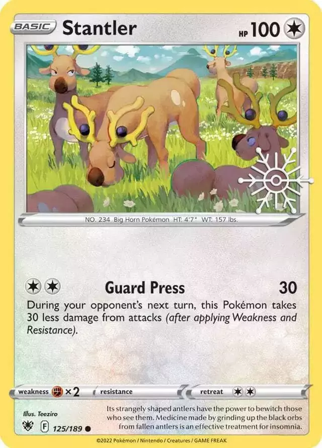 Stantler [Snowflake Stamp] - Pokemon Promo #125