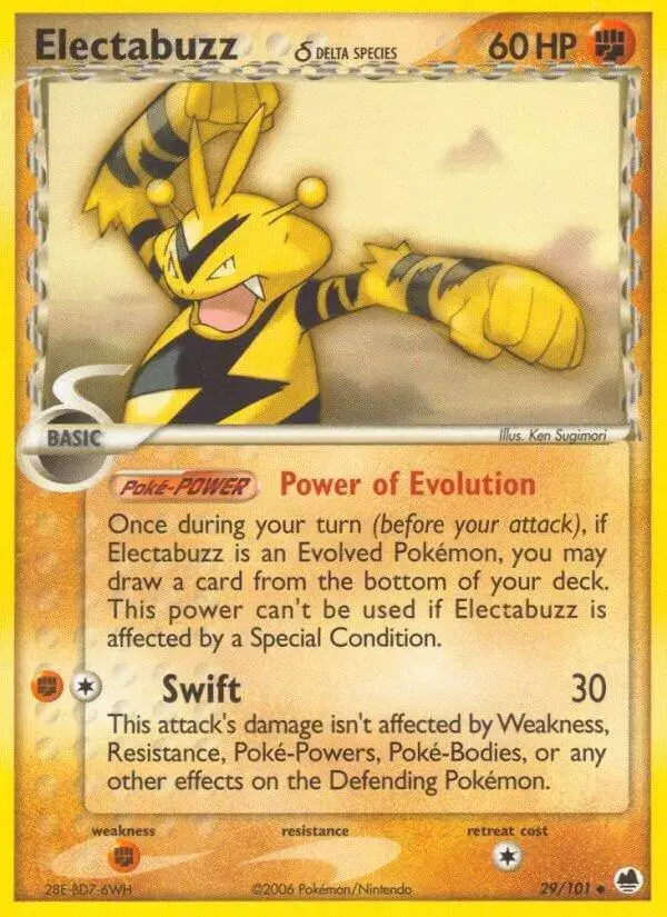 Electabuzz - Pokemon Dragon Frontiers #29