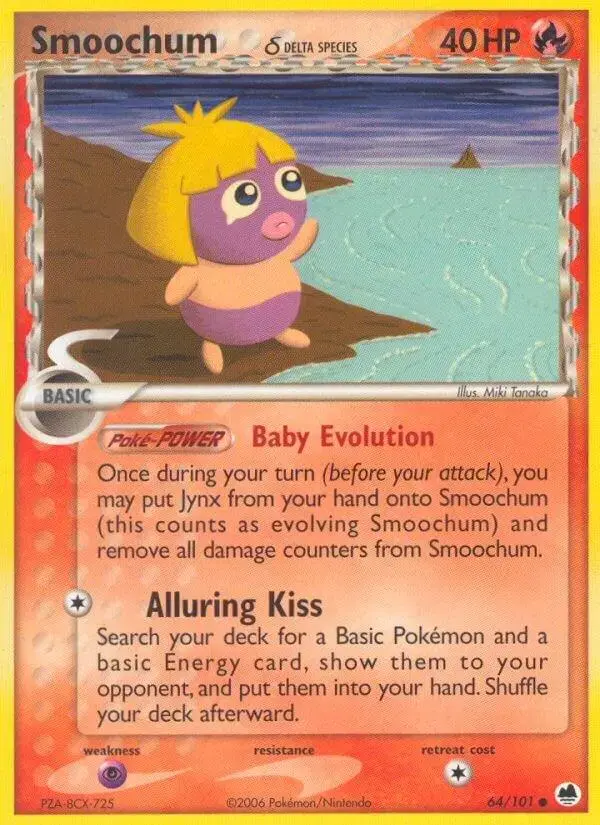 Smoochum - Pokemon Dragon Frontiers #64