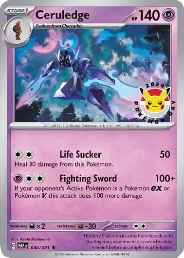 Ceruledge [Pokemon Day] - Pokemon Promo #40