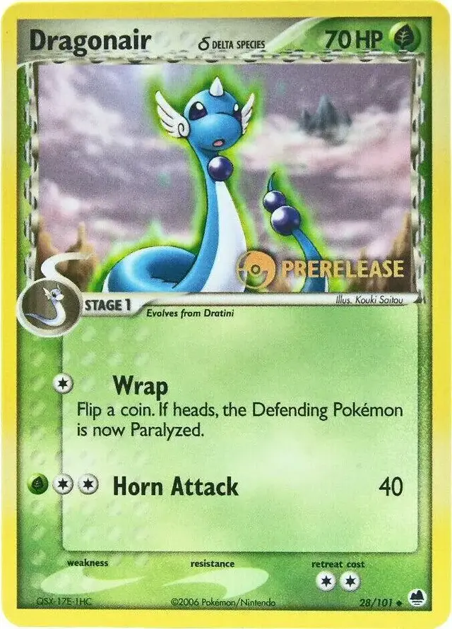 Dragonair [Prerelease] - Pokemon Dragon Frontiers #28