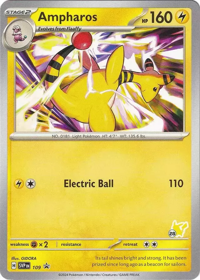 Ampharos - Pokemon 2024 Battle Academy #109