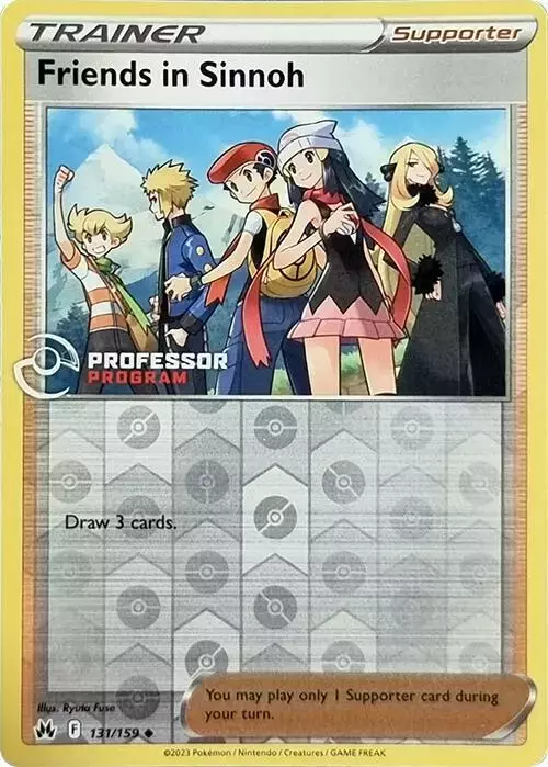 Friends in Sinnoh [Professor Program] - Pokemon Promo #131
