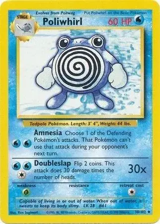 Poliwhirl - Pokemon Base Set #38