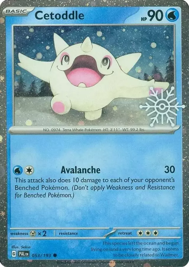 Cetoddle [Snowflake Stamp] - Pokemon Promo #53