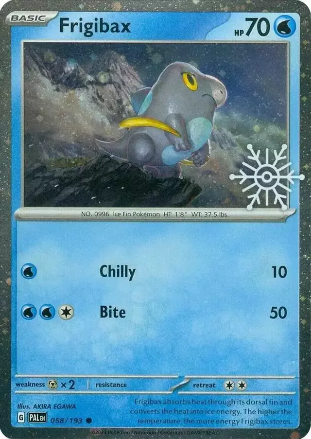 Frigibax [Snowflake Stamp] - Pokemon Promo #58
