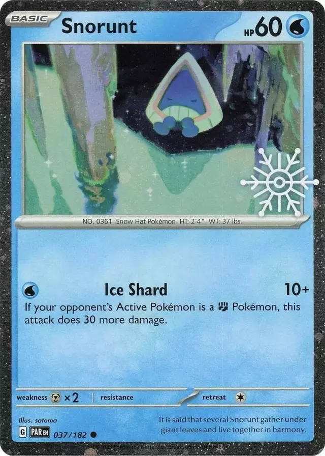 Snorunt [Snowflake Stamp] - Pokemon Promo #37
