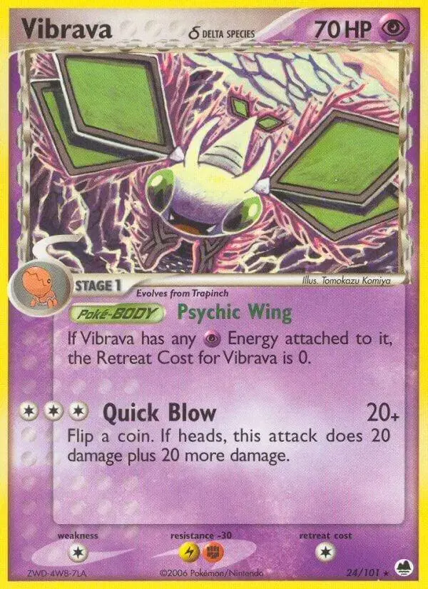 Vibrava - Pokemon Dragon Frontiers #24