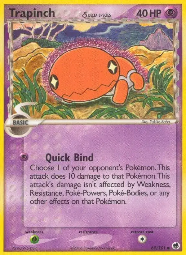 Trapinch - Pokemon Dragon Frontiers #69