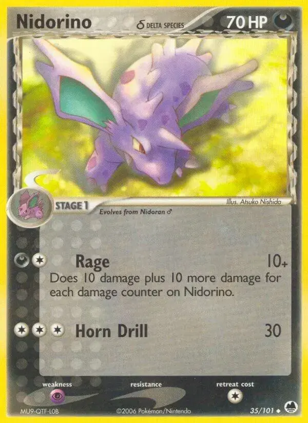 Nidorino - Pokemon Dragon Frontiers #35