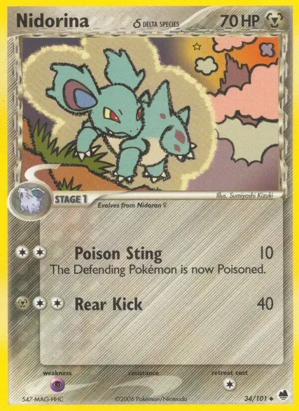 Nidorina - Pokemon Dragon Frontiers #34