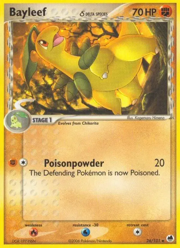 Bayleef - Pokemon Dragon Frontiers #26