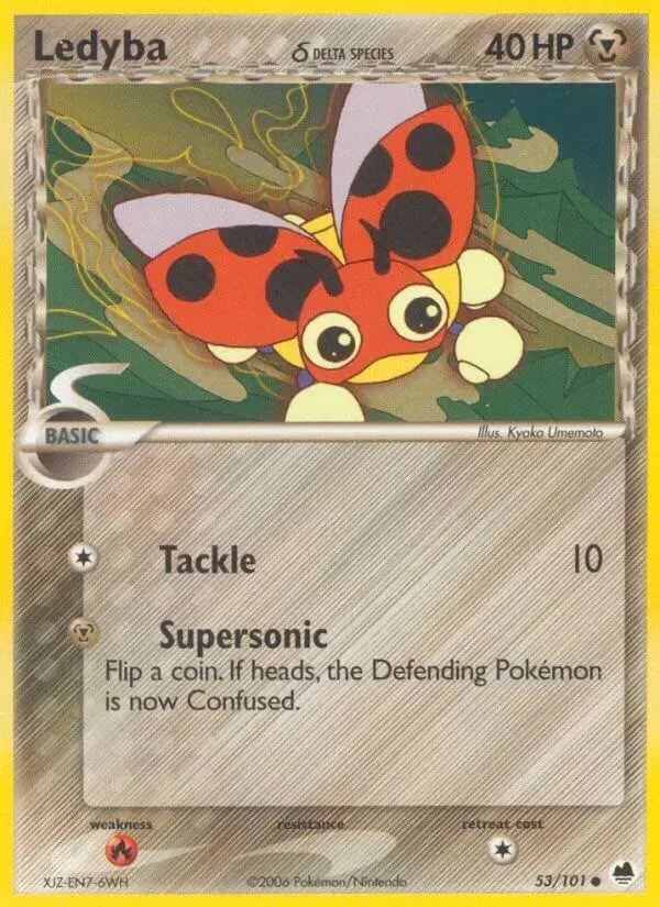 Ledyba - Pokemon Dragon Frontiers #53