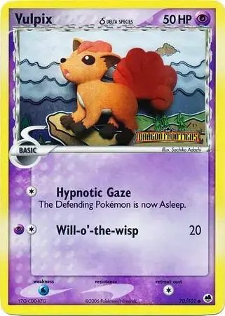 Vulpix [Reverse Holo] - Pokemon Dragon Frontiers #70