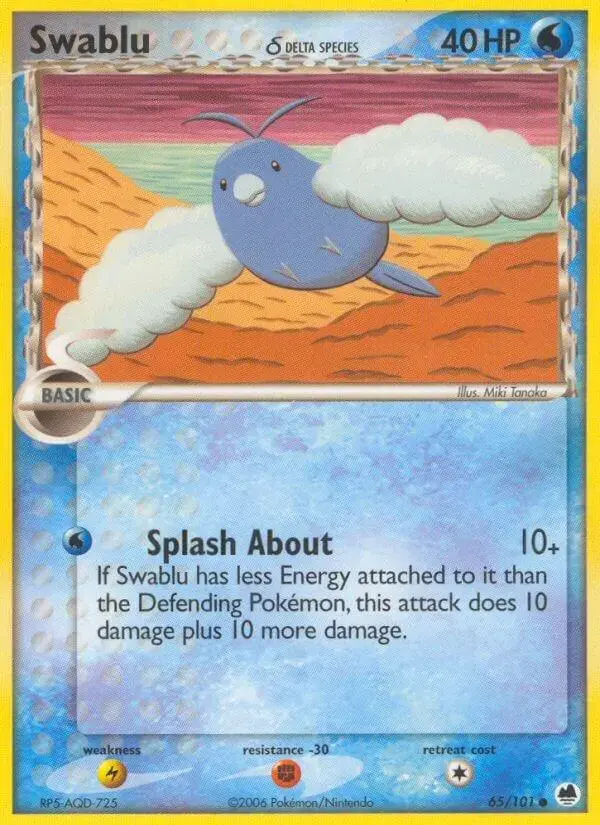 Swablu - Pokemon Dragon Frontiers #65