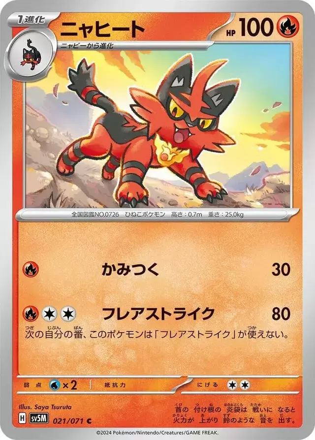 Torracat - Pokemon Japanese Cyber Judge #21