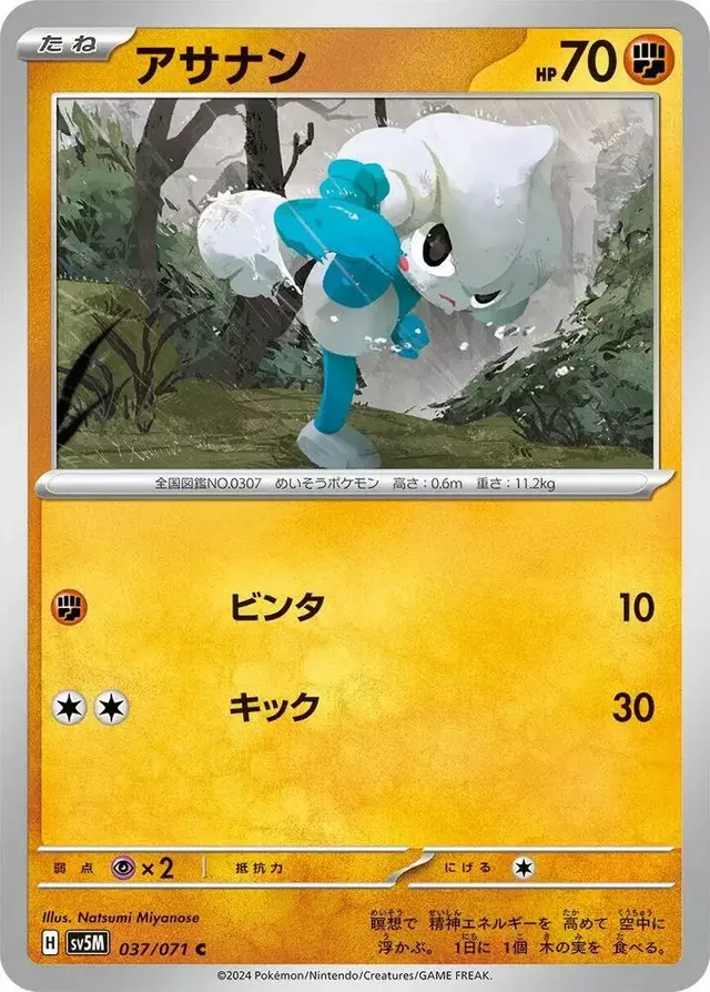 Meditite - Pokemon Japanese Cyber Judge #37