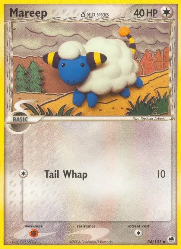 Mareep - Pokemon Dragon Frontiers #54