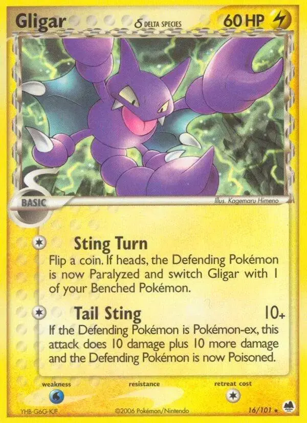 Gligar - Pokemon Dragon Frontiers #16
