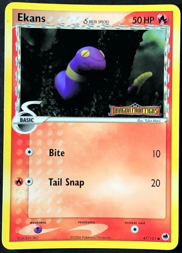 Ekans [Reverse Holo] - Pokemon Dragon Frontiers #47