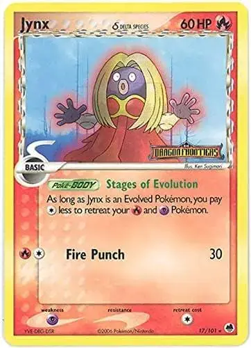 Jynx [Reverse Holo] - Pokemon Dragon Frontiers #17