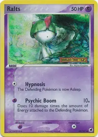 Ralts [Reverse Holo] - Pokemon Dragon Frontiers #60