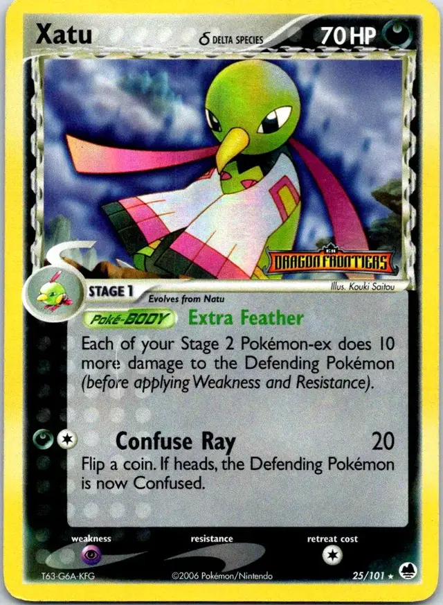 Xatu [Reverse Holo] - Pokemon Dragon Frontiers #25