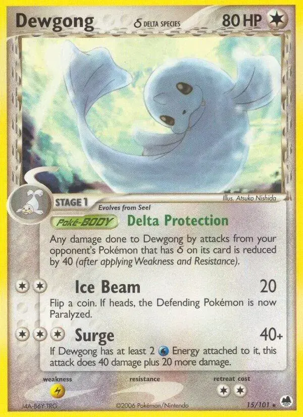Dewgong - Pokemon Dragon Frontiers #15