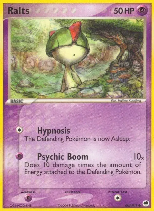 Ralts - Pokemon Dragon Frontiers #60