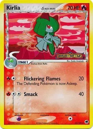 Kirlia [Reverse Holo] - Pokemon Dragon Frontiers #33