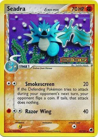 Seadra [Reverse Holo] - Pokemon Dragon Frontiers #22