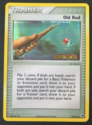 Old Rod [Reverse Holo] - Pokemon Dragon Frontiers #78