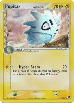 Pupitar [Reverse Holo] - Pokemon Dragon Frontiers