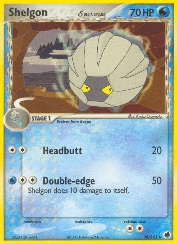 Shelgon - Pokemon Dragon Frontiers #38